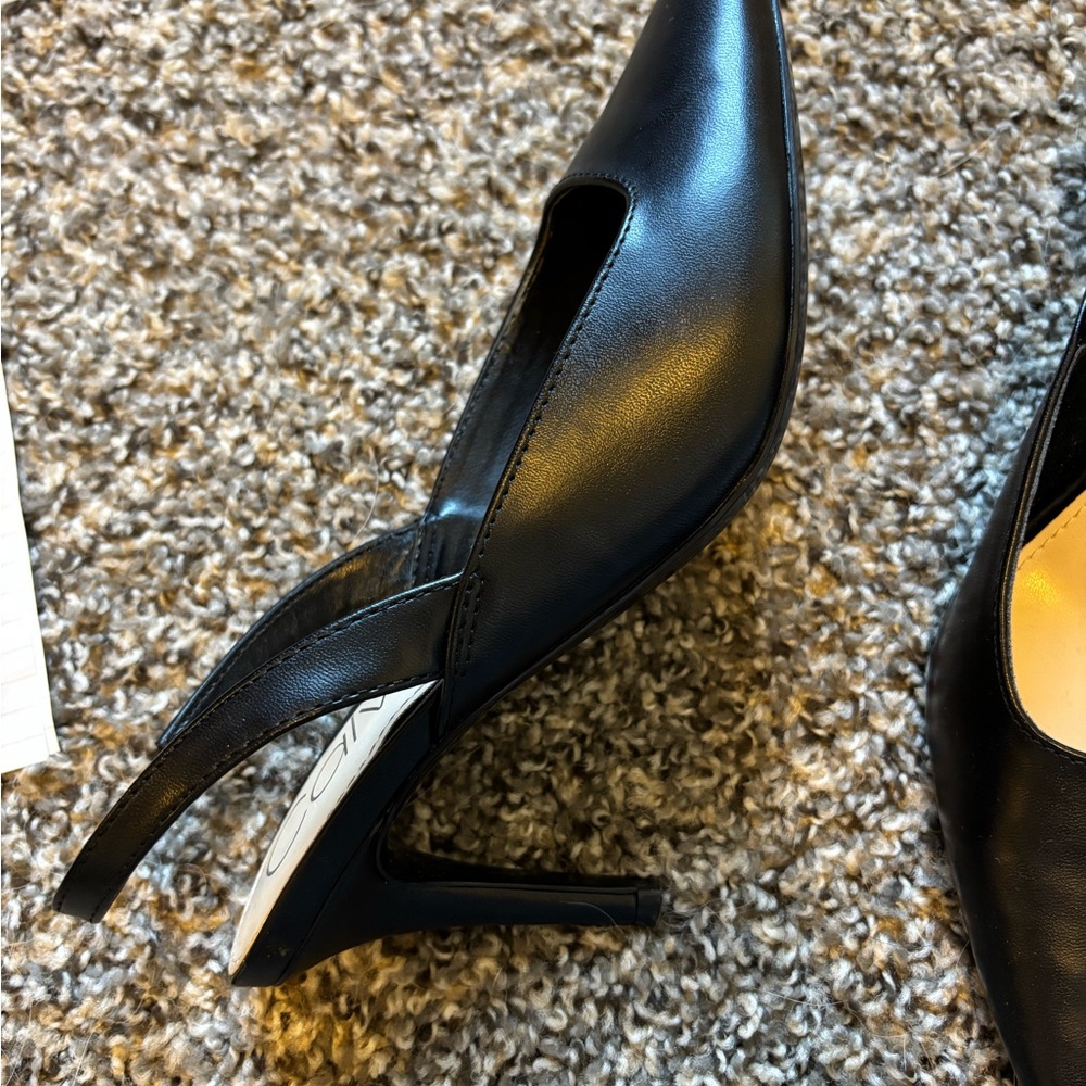Calvin Klein Black Slingback Heels - Picture 7 of 9